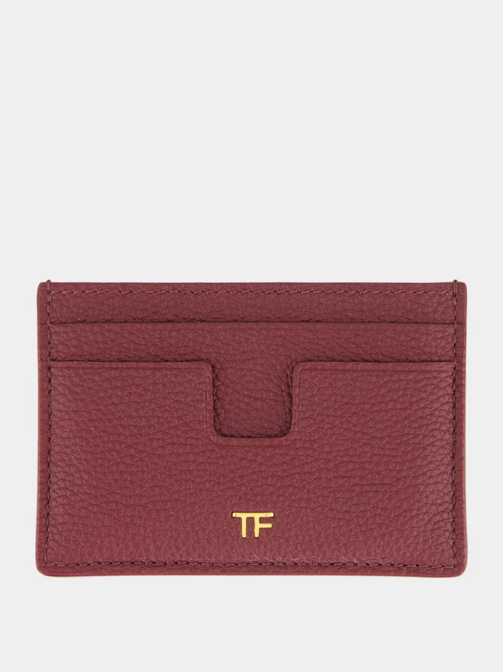 Red Plum Leather Card Holder