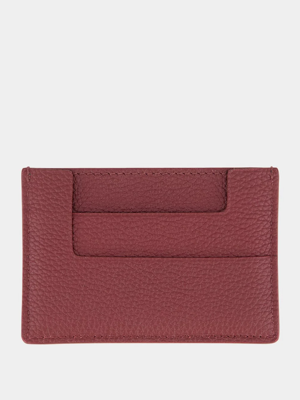 Red Plum Leather Card Holder - Image 2