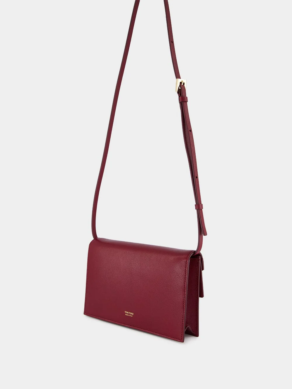 Ruby Red Aube Mini Bag in Supple Grain Leather - Image 5