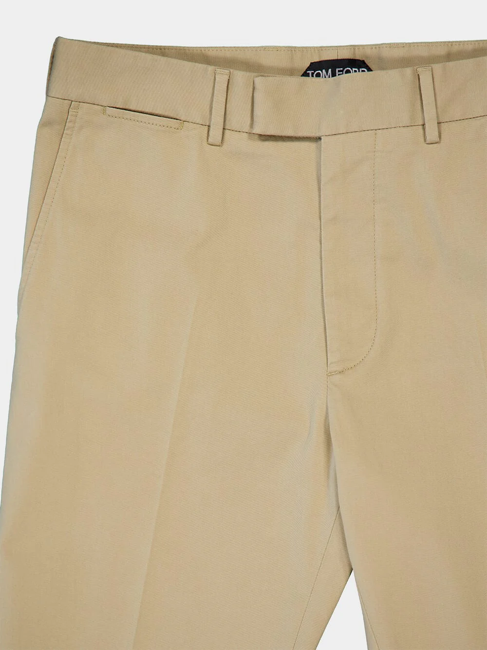 Sand Stretch Cotton Twill Chinos - Image 3