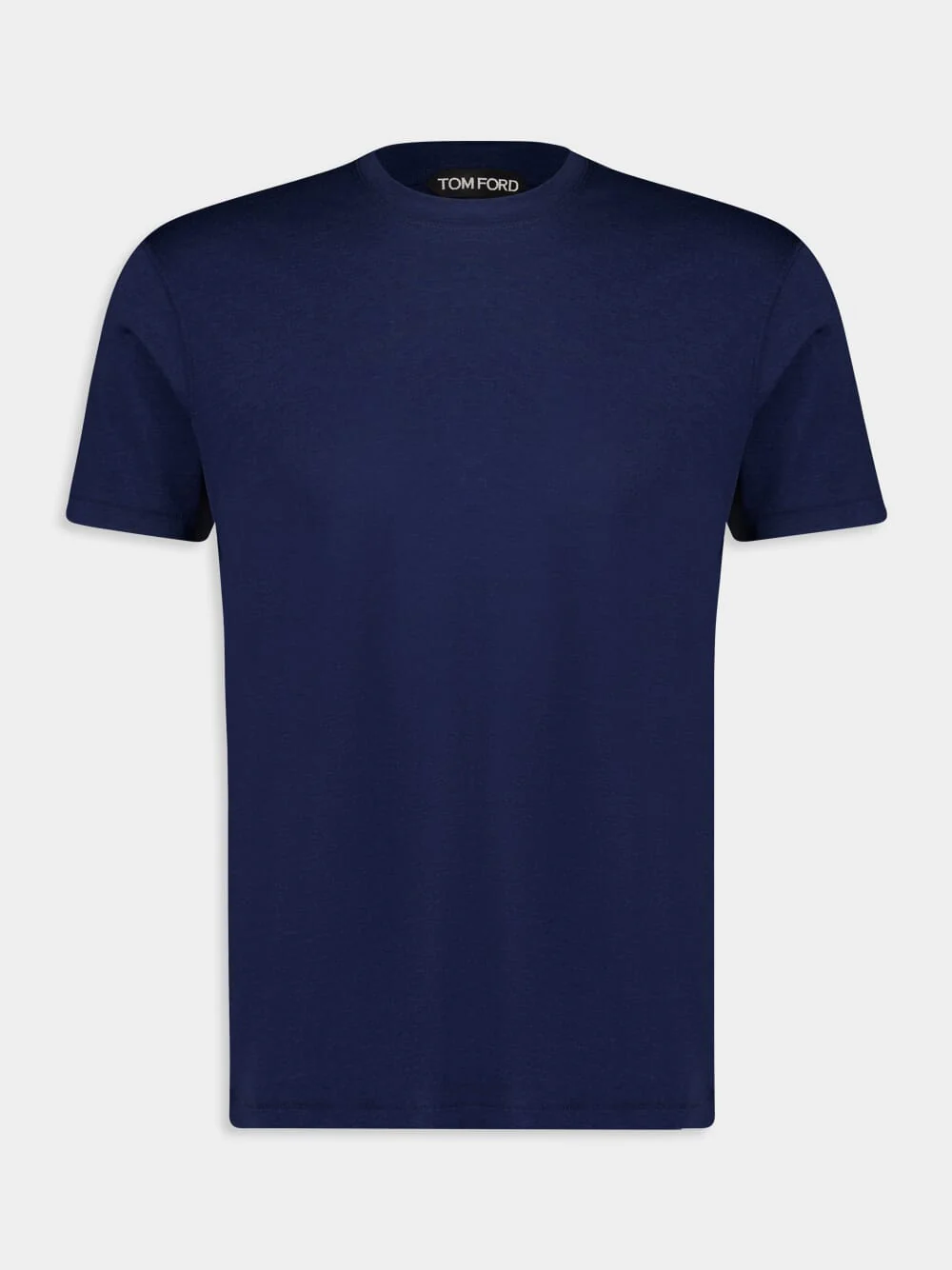Sea Blue Lyocell Cotton T-Shirt