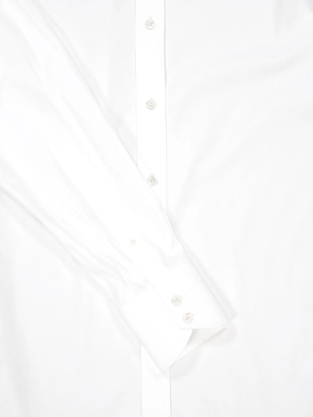 Optical White Poplin Classic Fit Shirt - Image 4