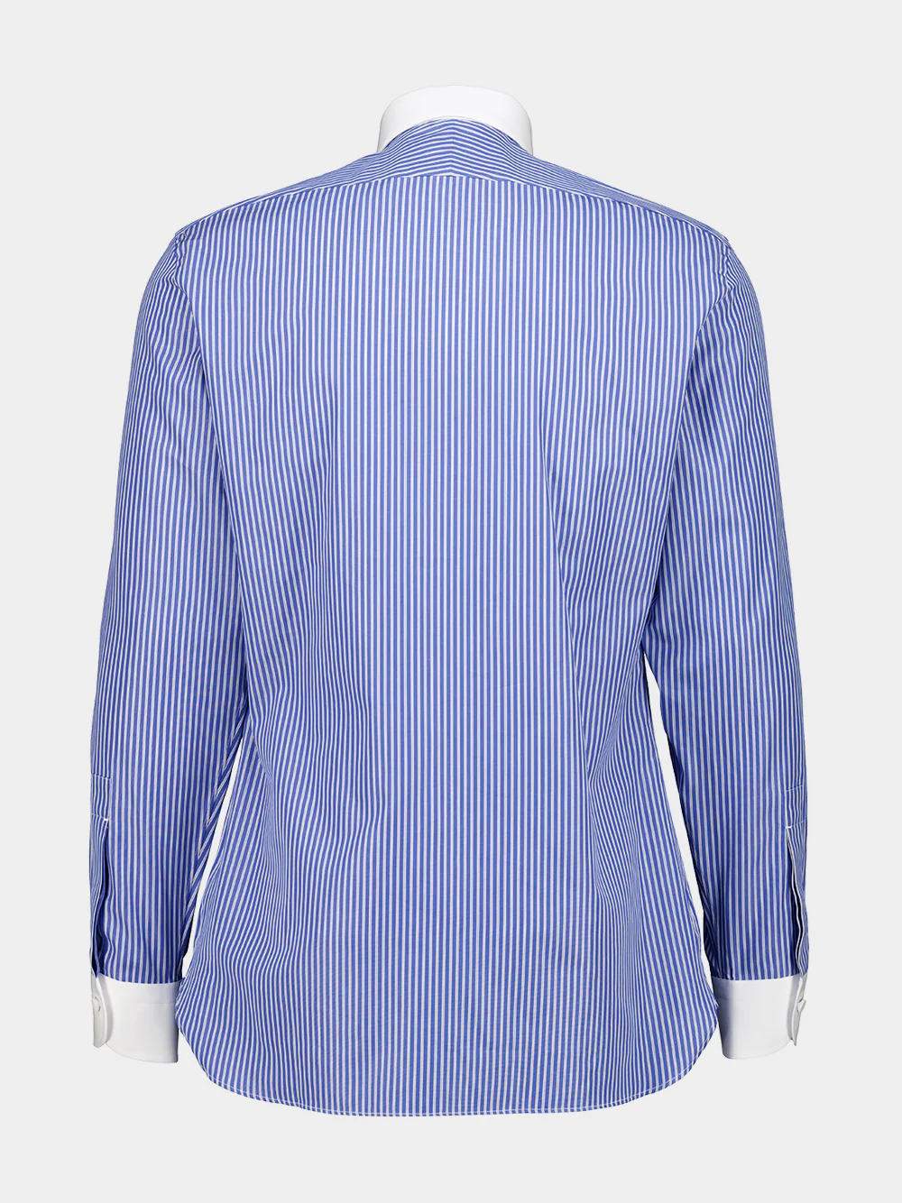 Combo Blue and White Poplin Stripe Shirt - Image 2
