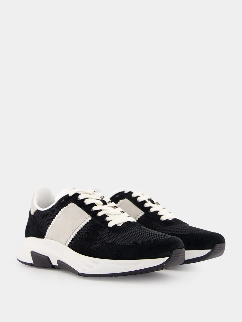 Colourblock Panelled Low-Top Sneakers - Image 3