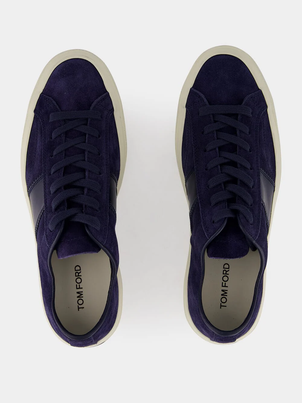 Navy Suede Cambridge Sneakers - Image 4