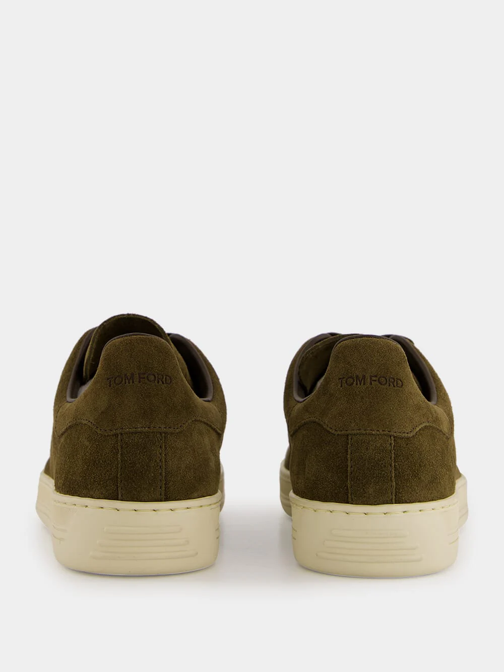 Olive Green Suede Warwick Sneakers - Image 5