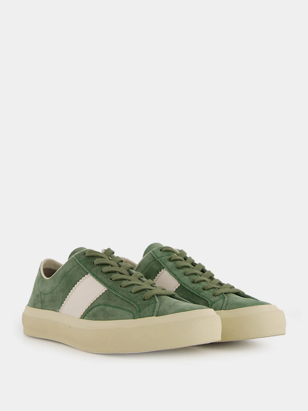 Sage Suede Cambridge Sneakers - Image 3
