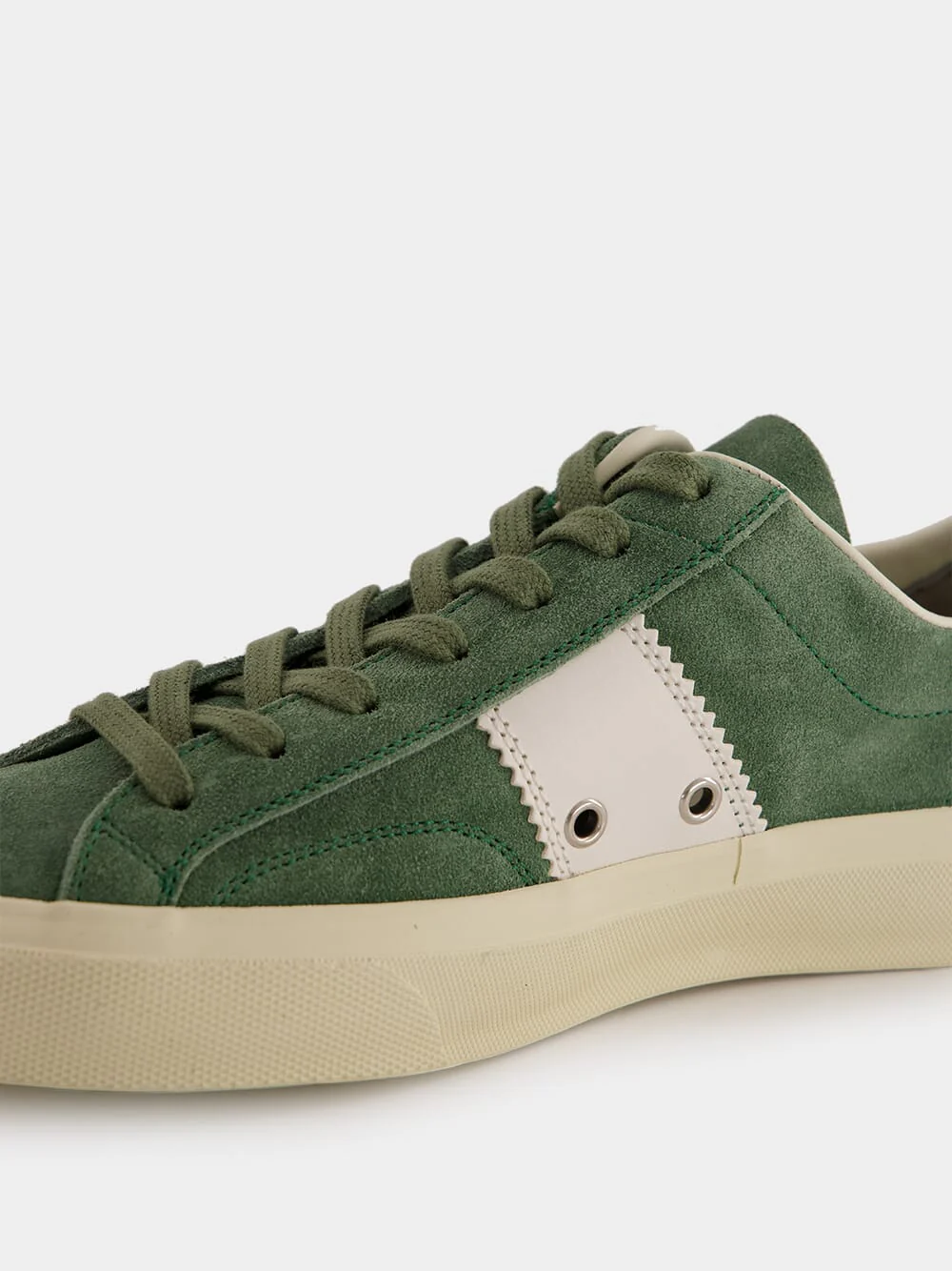 Sage Suede Cambridge Sneakers - Image 6
