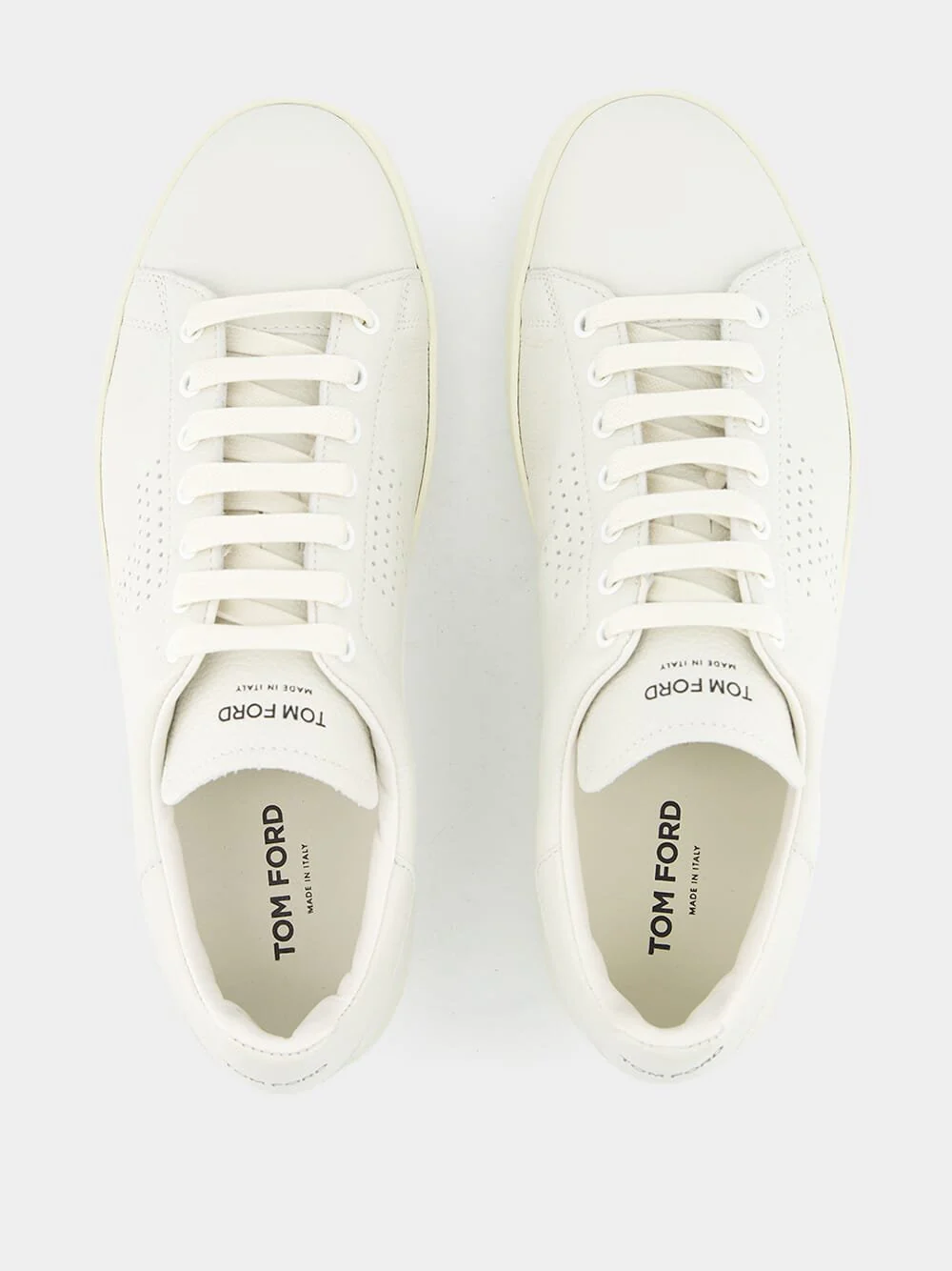 Warwick Grained Leather Sneakers - Image 4