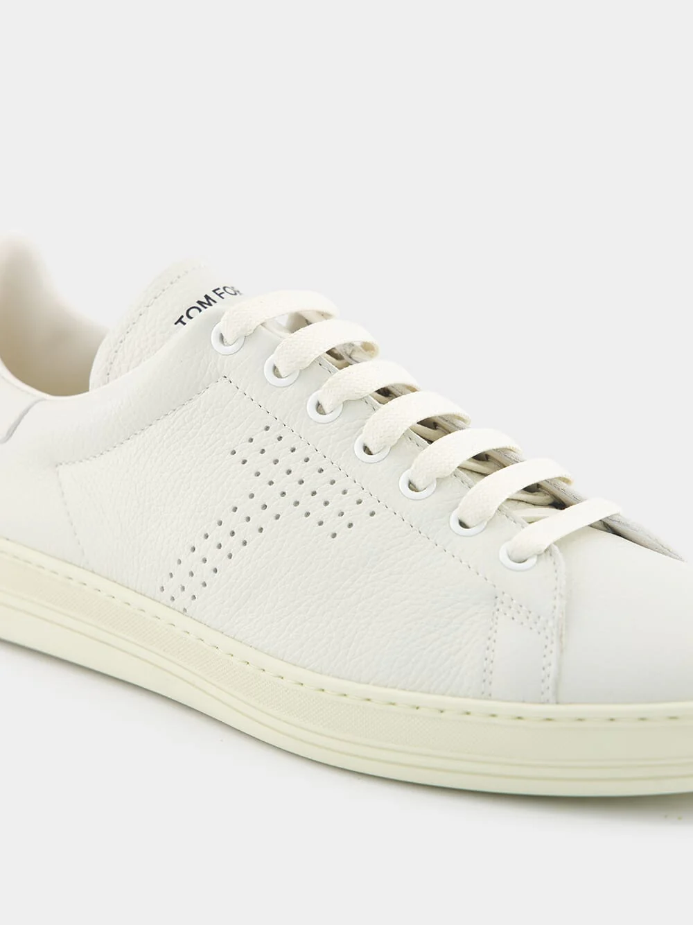 Warwick Grained Leather Sneakers - Image 6