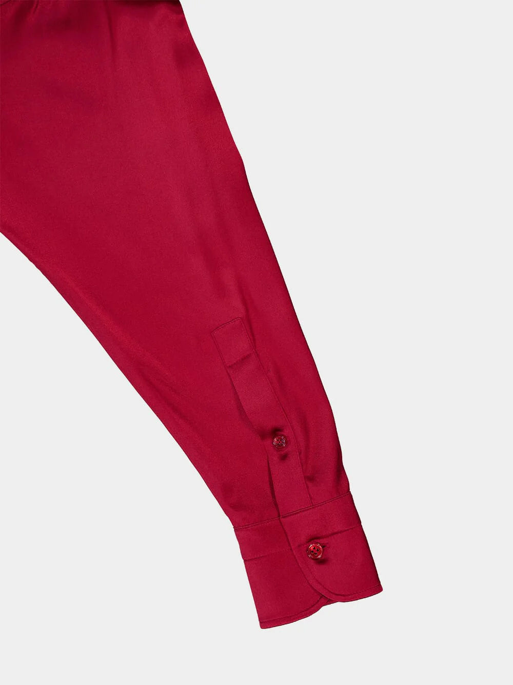 Silk Satin Relaxed Fit Shirt - Image 4