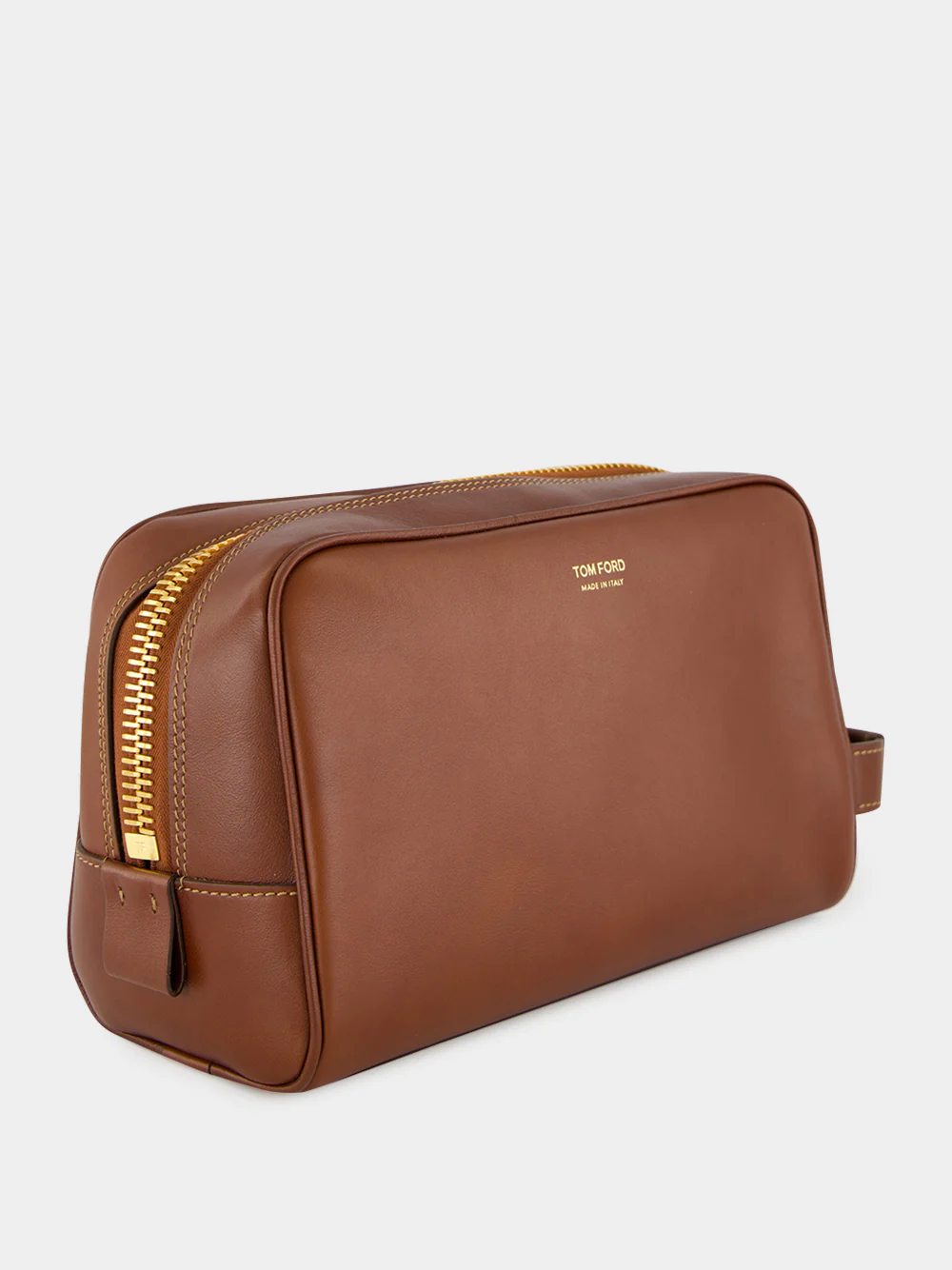 Cuoio Leather Toiletry Case with Handle - Image 2