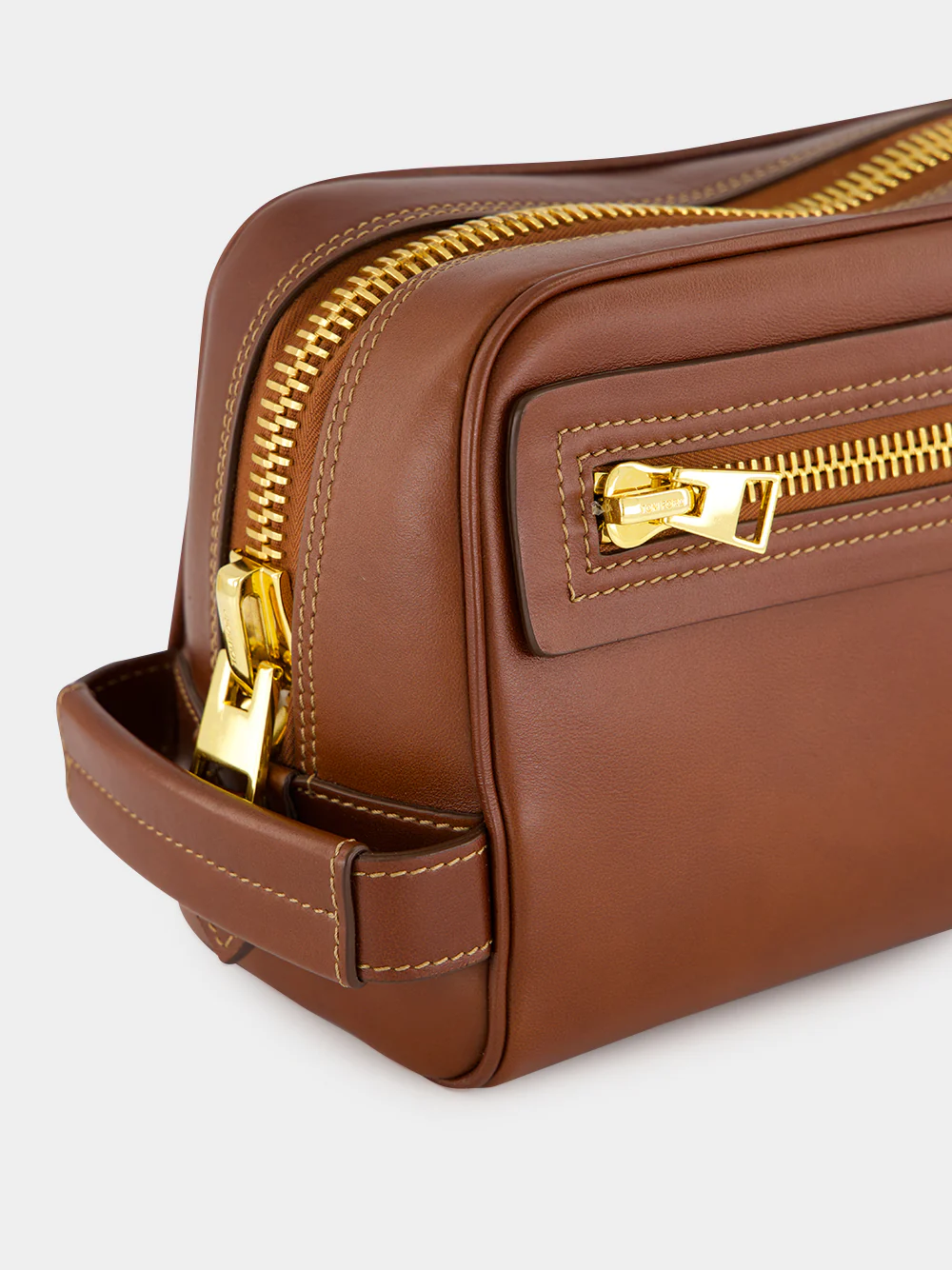 Cuoio Leather Toiletry Case with Handle - Image 6
