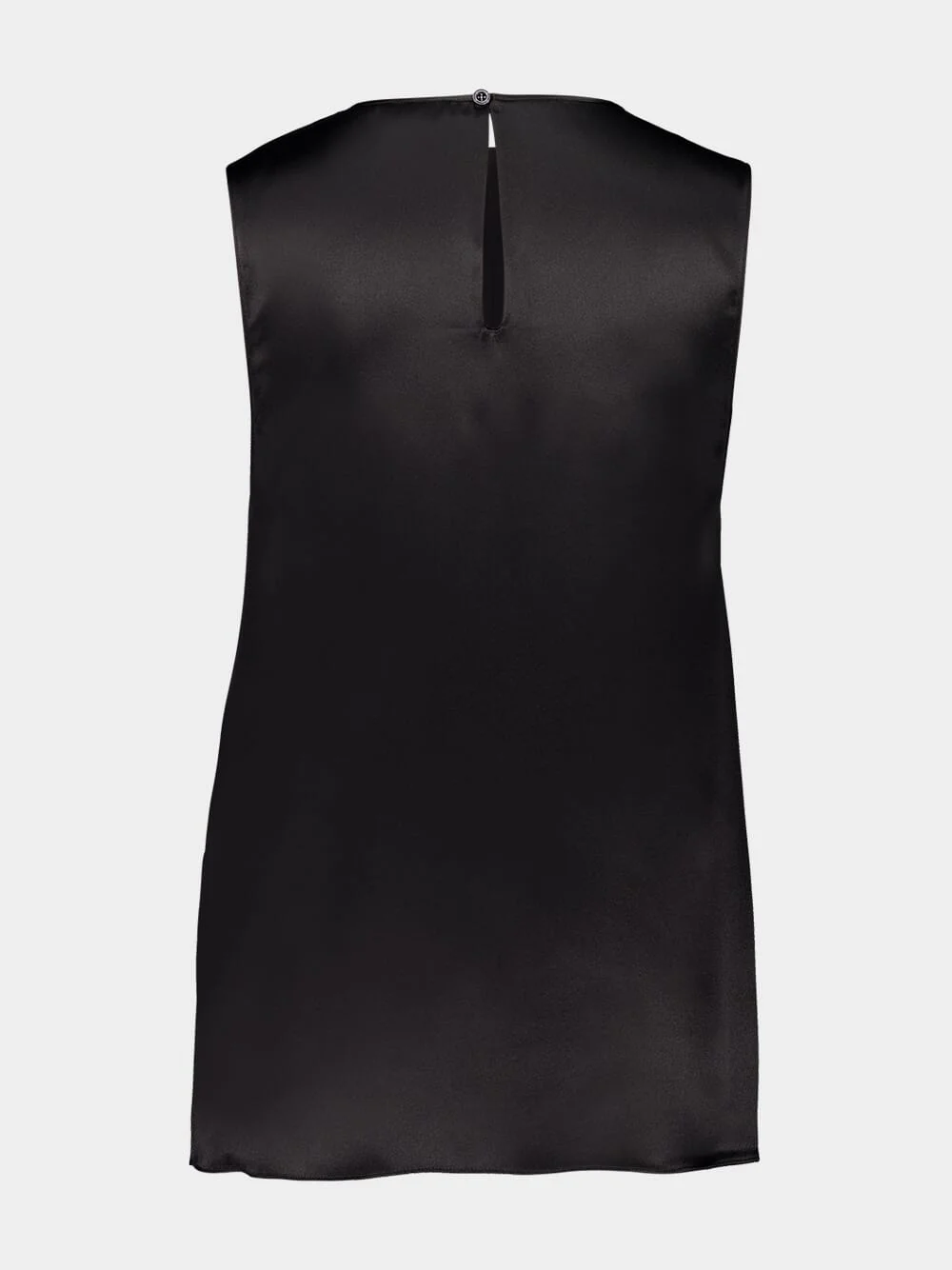 Sleeveless Silk Charmeuse Top - Image 2