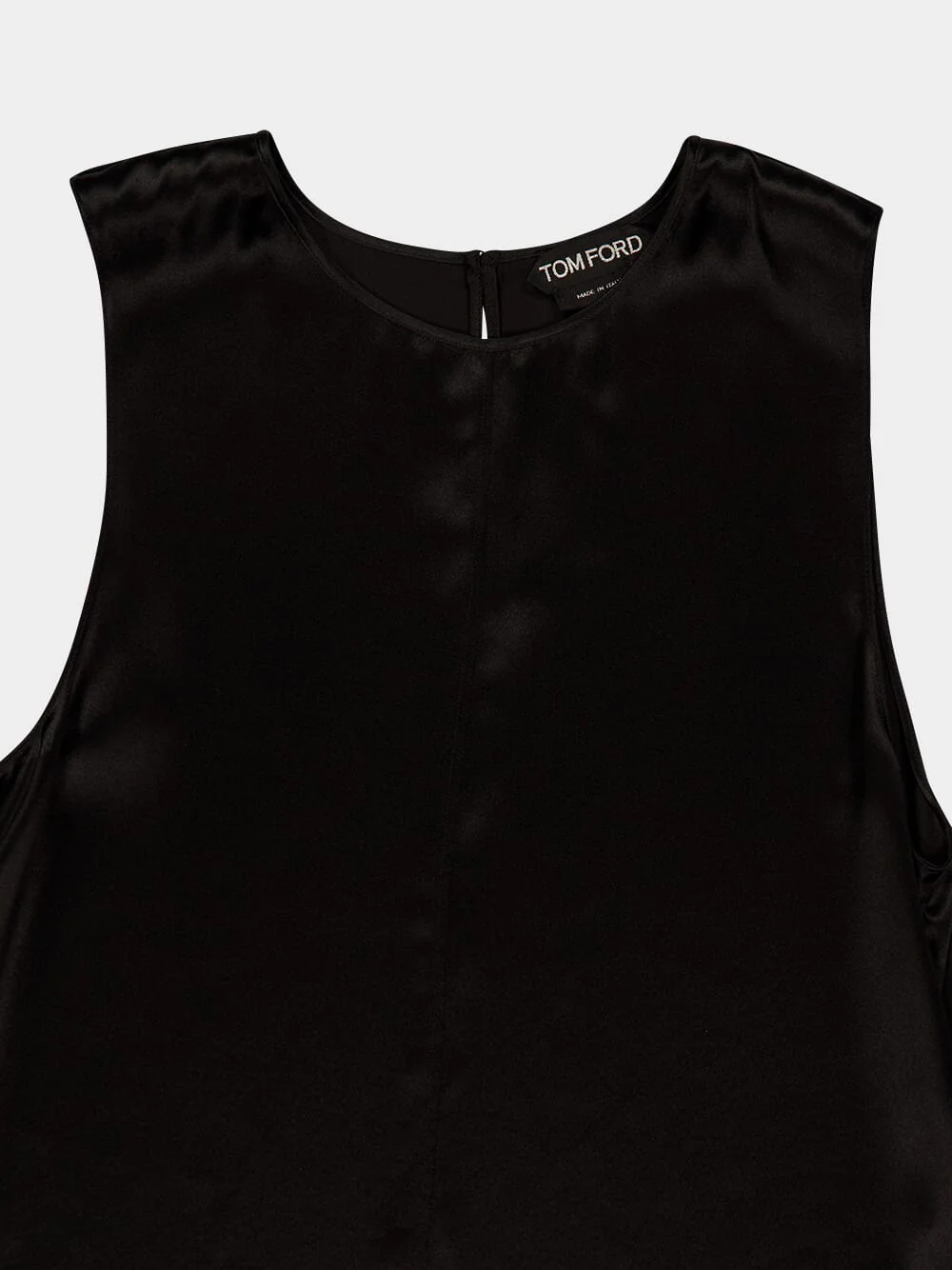 Sleeveless Silk Charmeuse Top - Image 3