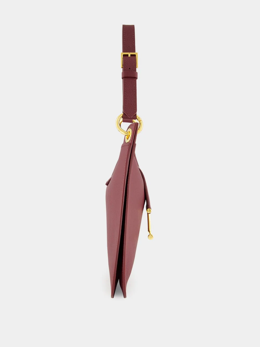 Tara Small Shoulder Bag in Red Plum - Image 5