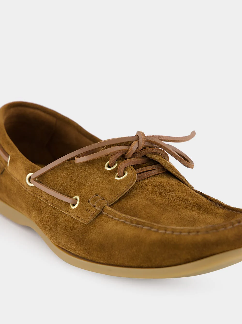 Tobacco Brown Robin Suede Loafers - Image 7