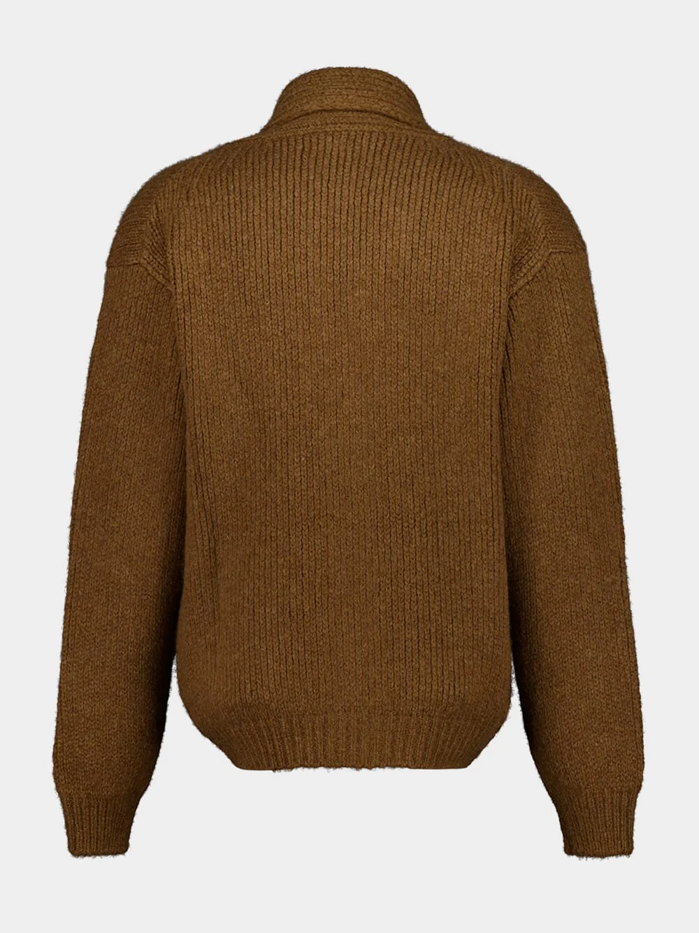 Toffee Cashmere Shawl Collar Cardigan - Image 3
