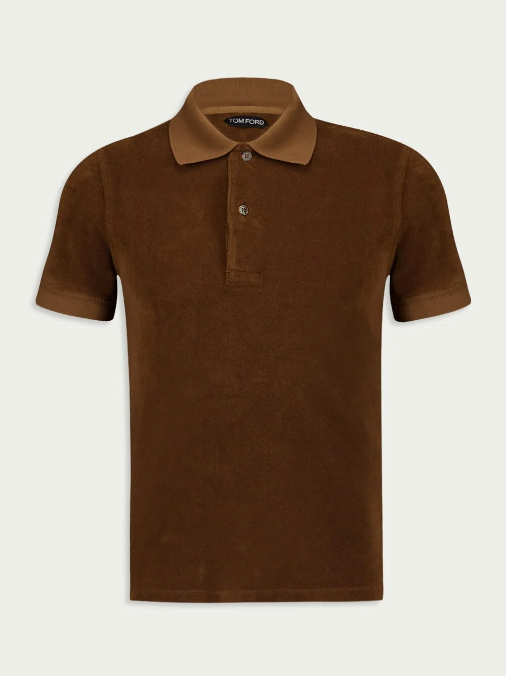 Towelling-Finish Polo Shirt