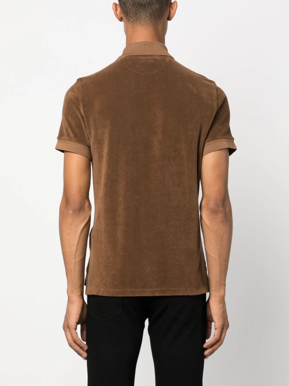 Towelling-Finish Polo Shirt - Image 4