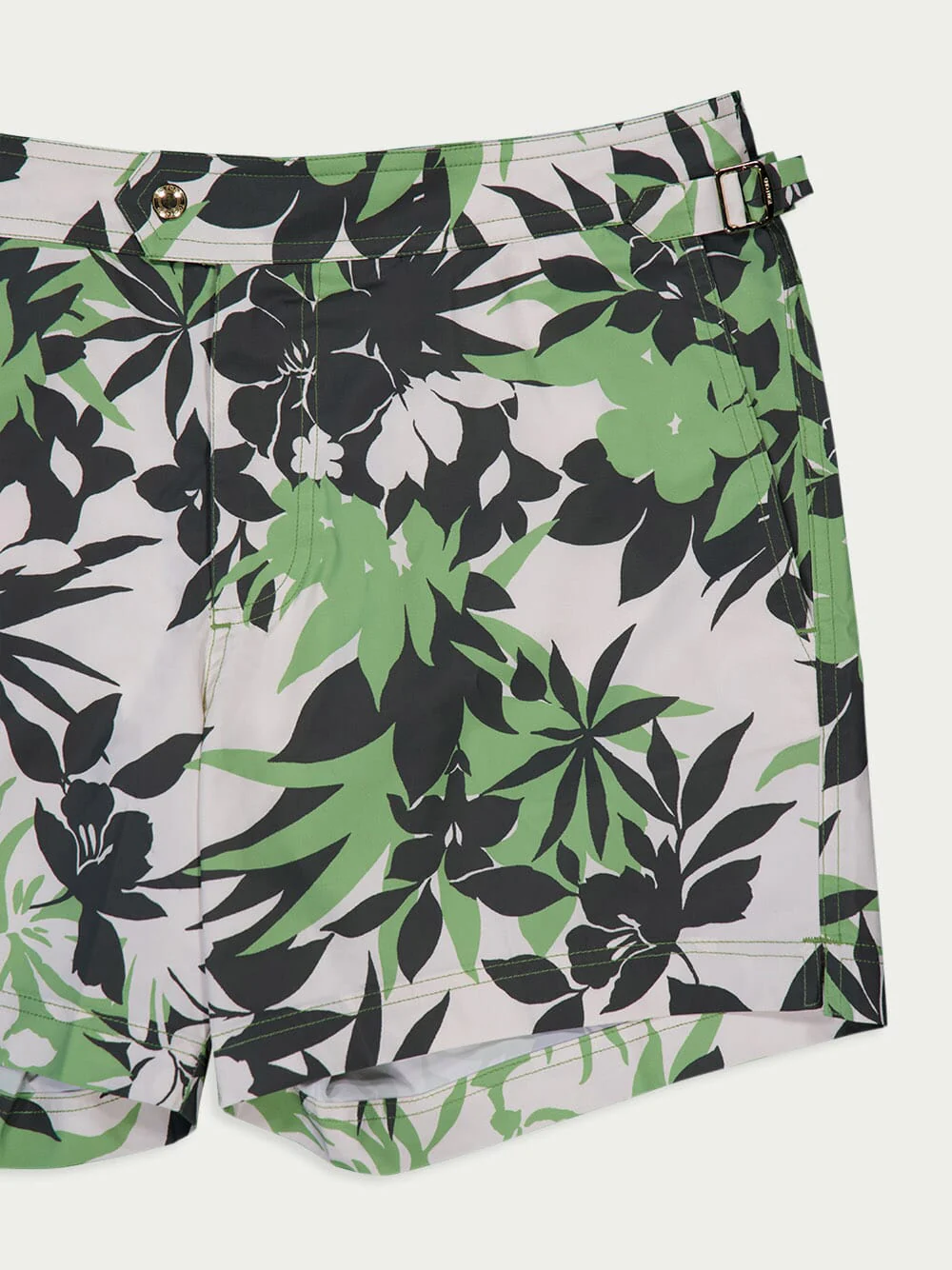 Tropical Flower Print Swim Short - Image 3