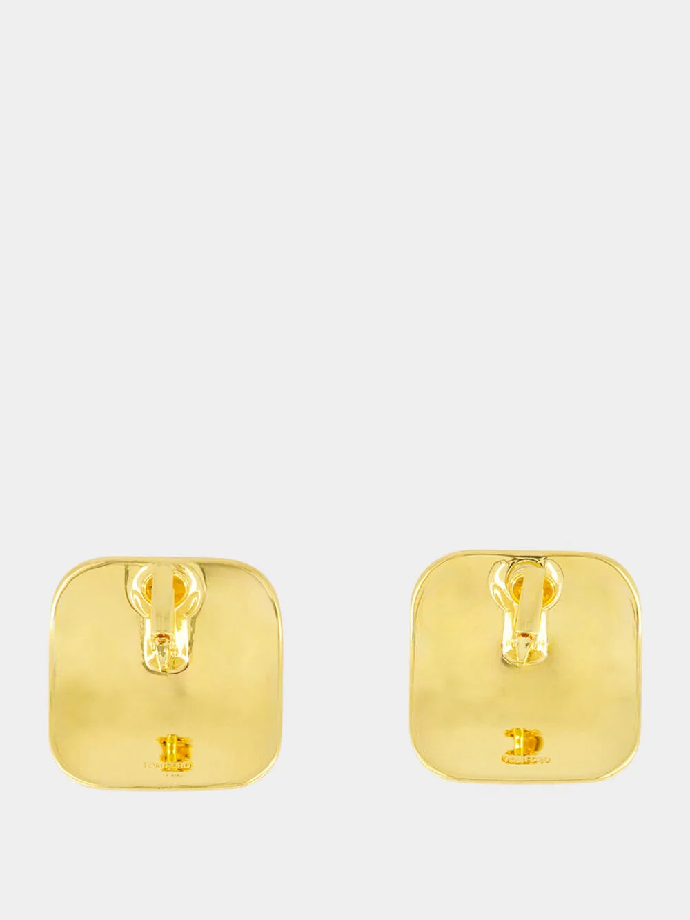 Vintage Gold Amy Brass Earrings - Image 3