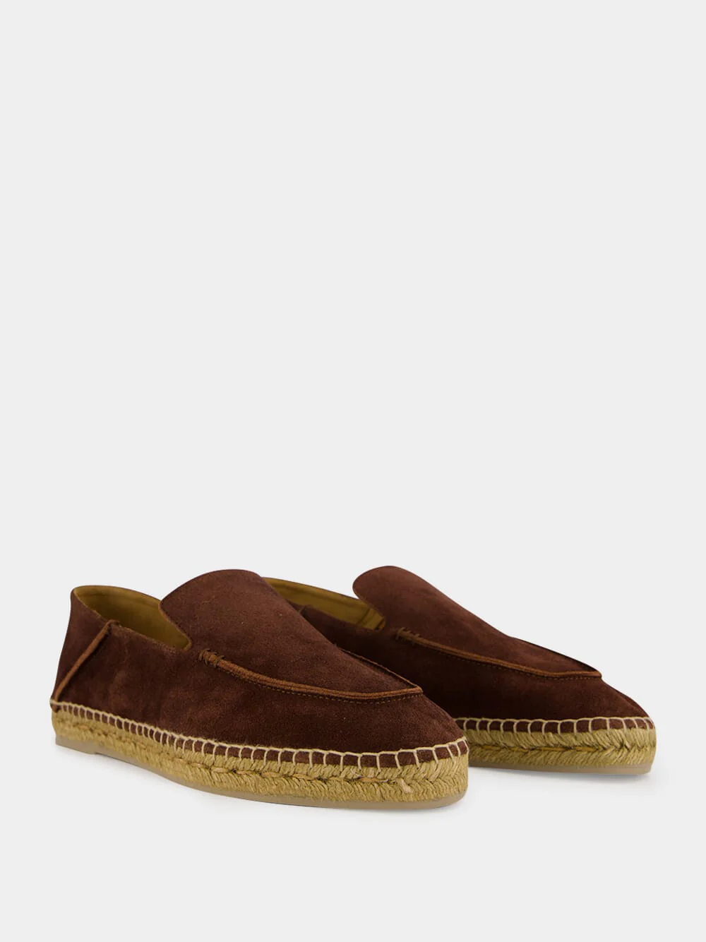 Walnut Suede Finn Espadrilles - Image 3