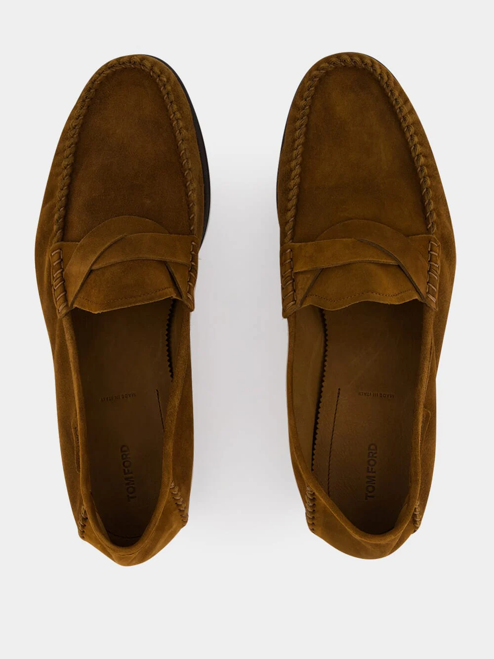 Whisky Brown Leather Loafers - Image 4