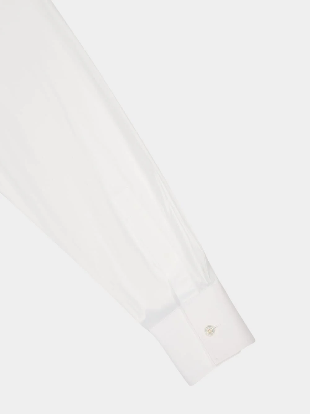 White Classic Cotton Shirt - Image 4