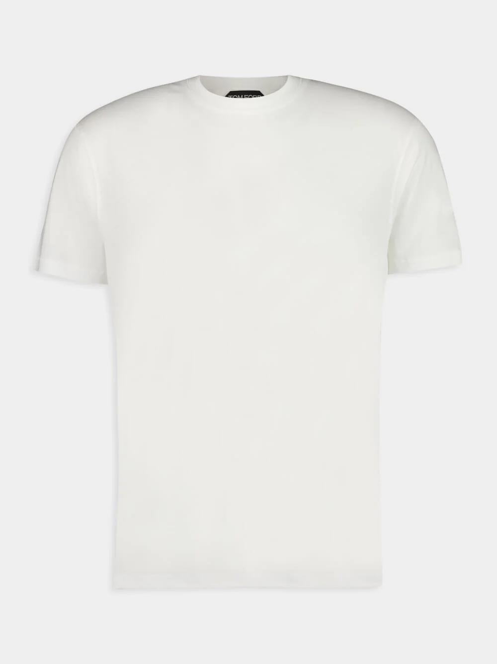 White Lyocell Cotton T-Shirt