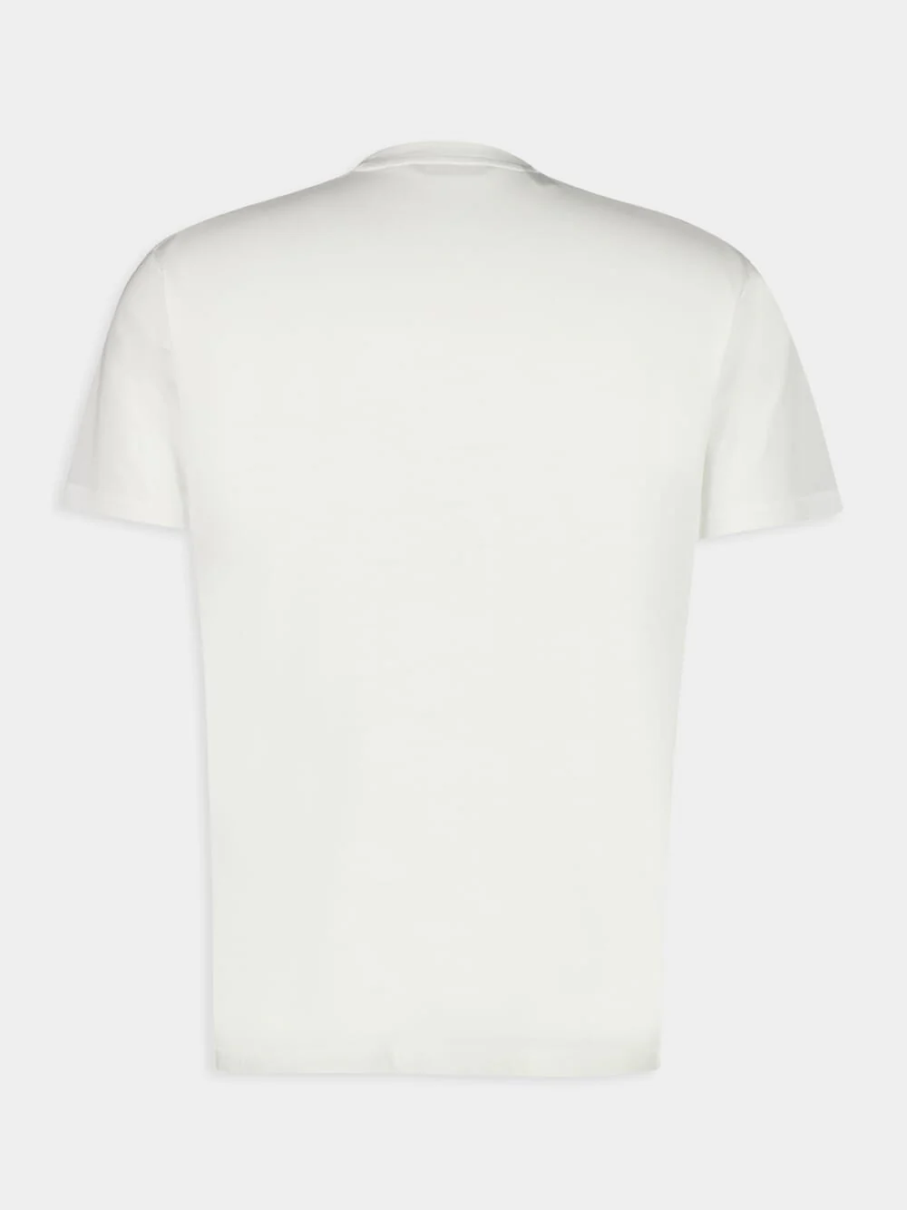 White Lyocell Cotton T-Shirt - Image 2
