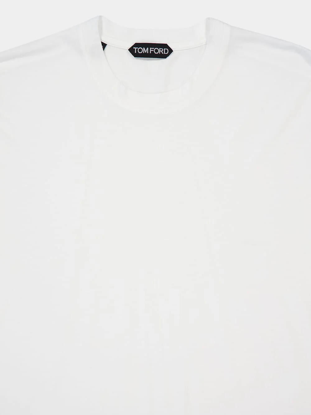 White Lyocell Cotton T-Shirt - Image 3