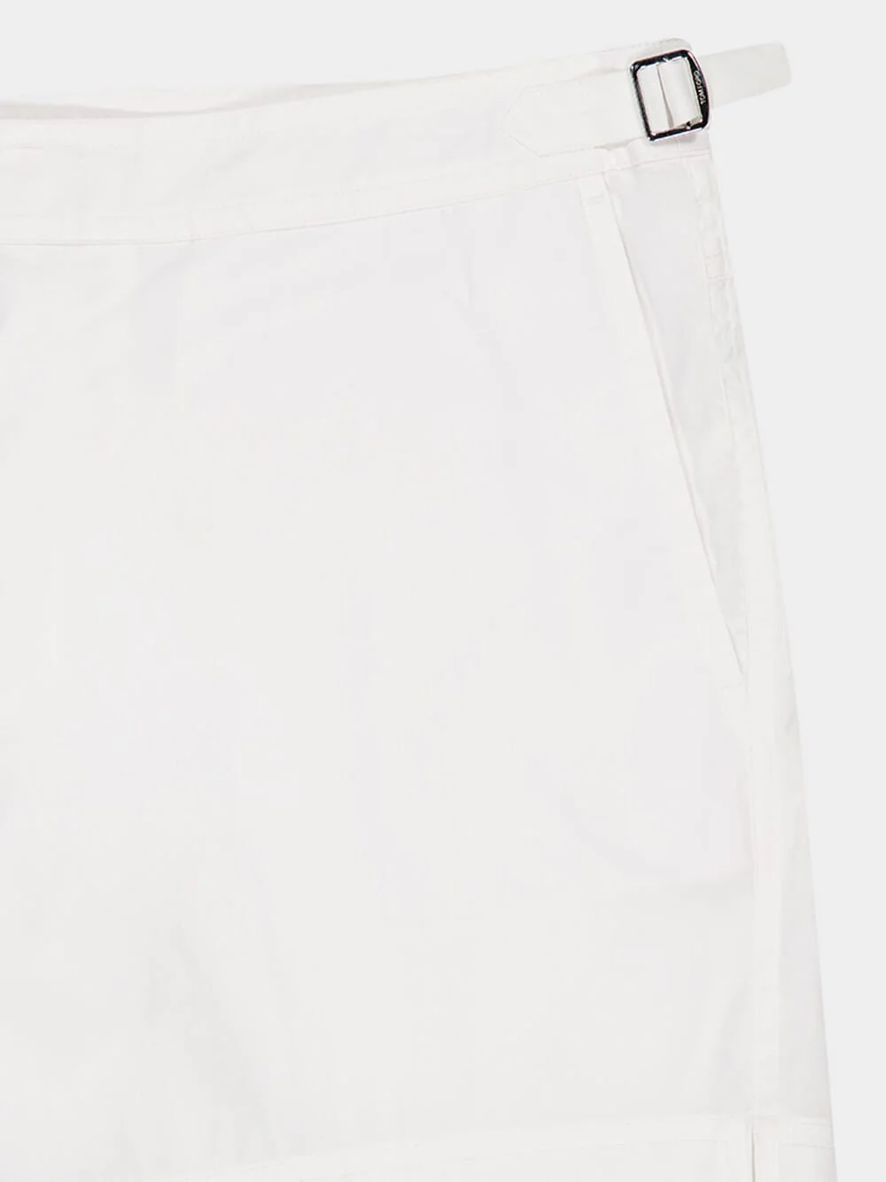 White Nylon Swim Shorts - Image 3