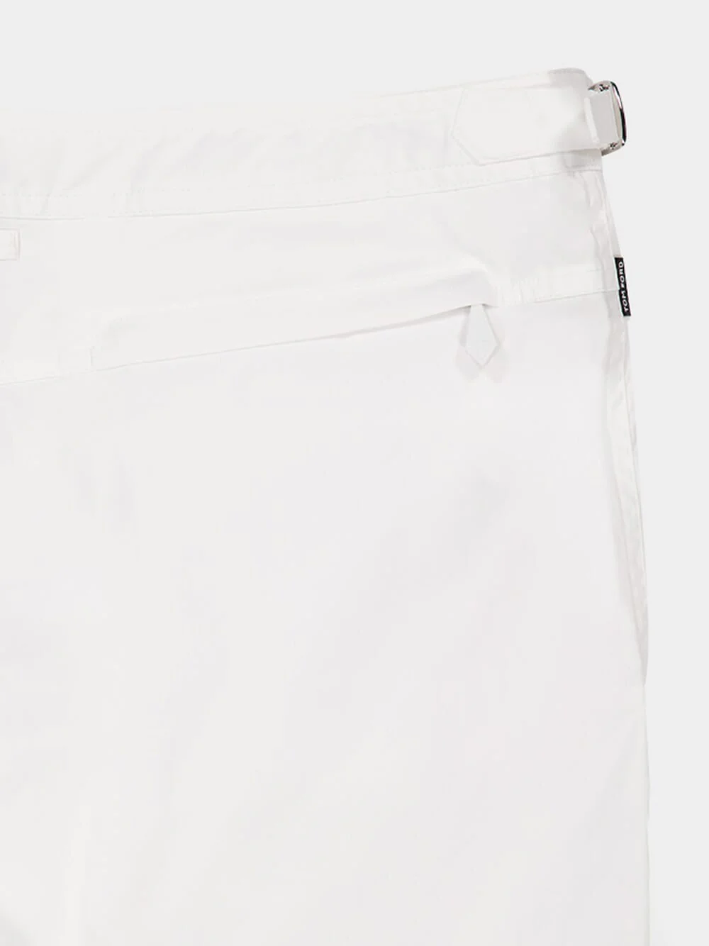 White Nylon Swim Shorts - Image 4