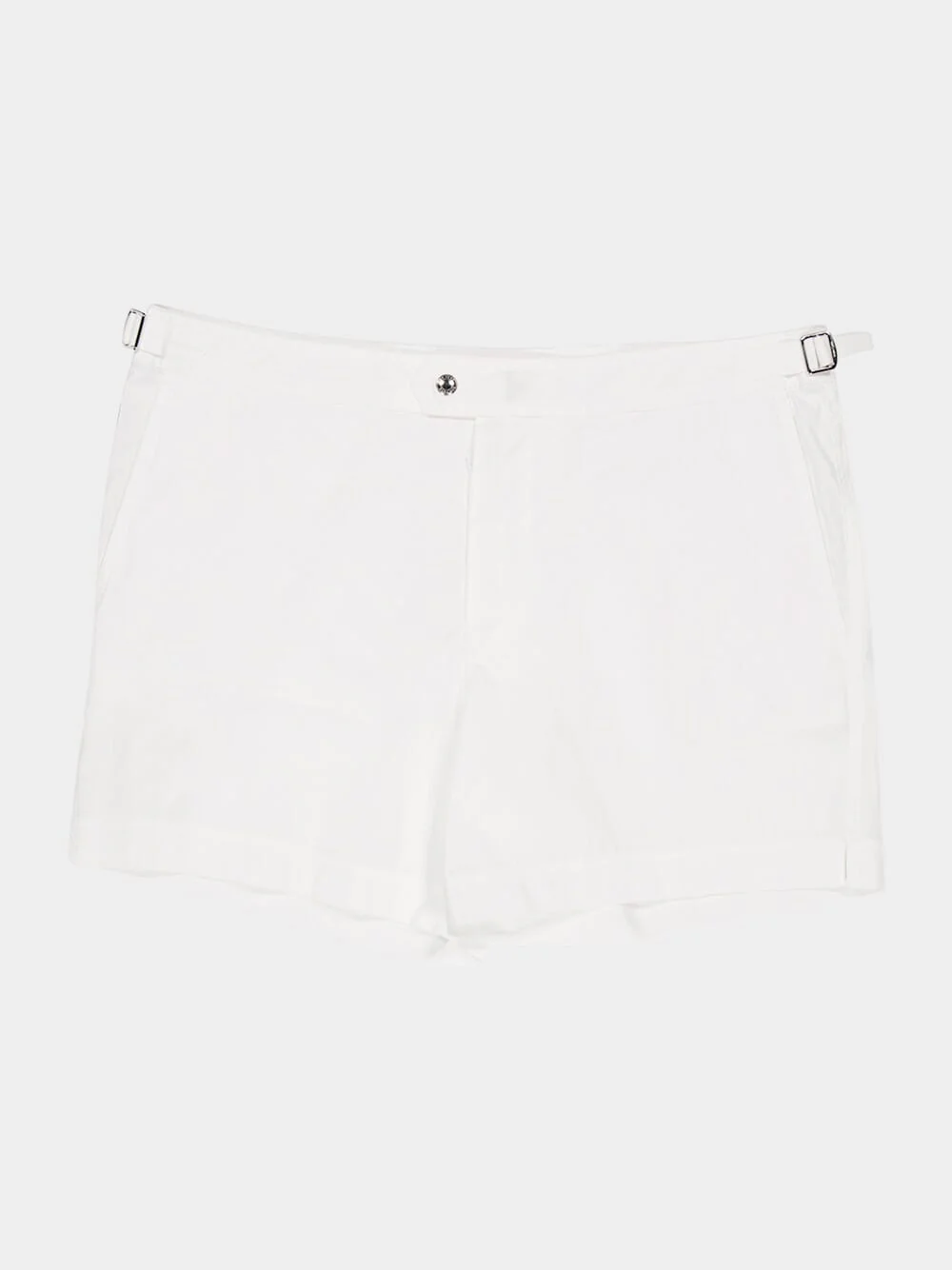 White Nylon Swim Shorts - Image 5