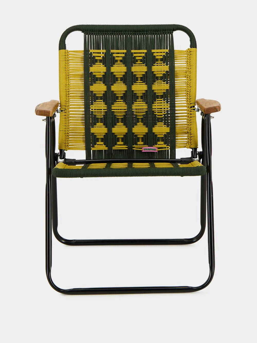 Moss Green and Mustard Trama Chair Jade