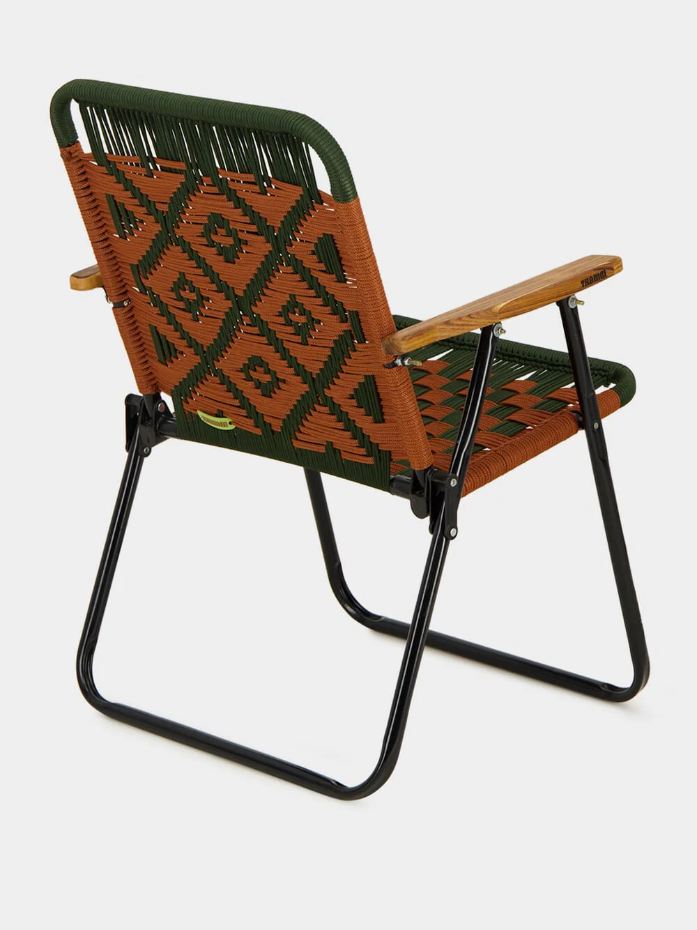Orange and Green Trama Chair Capitu - Image 3