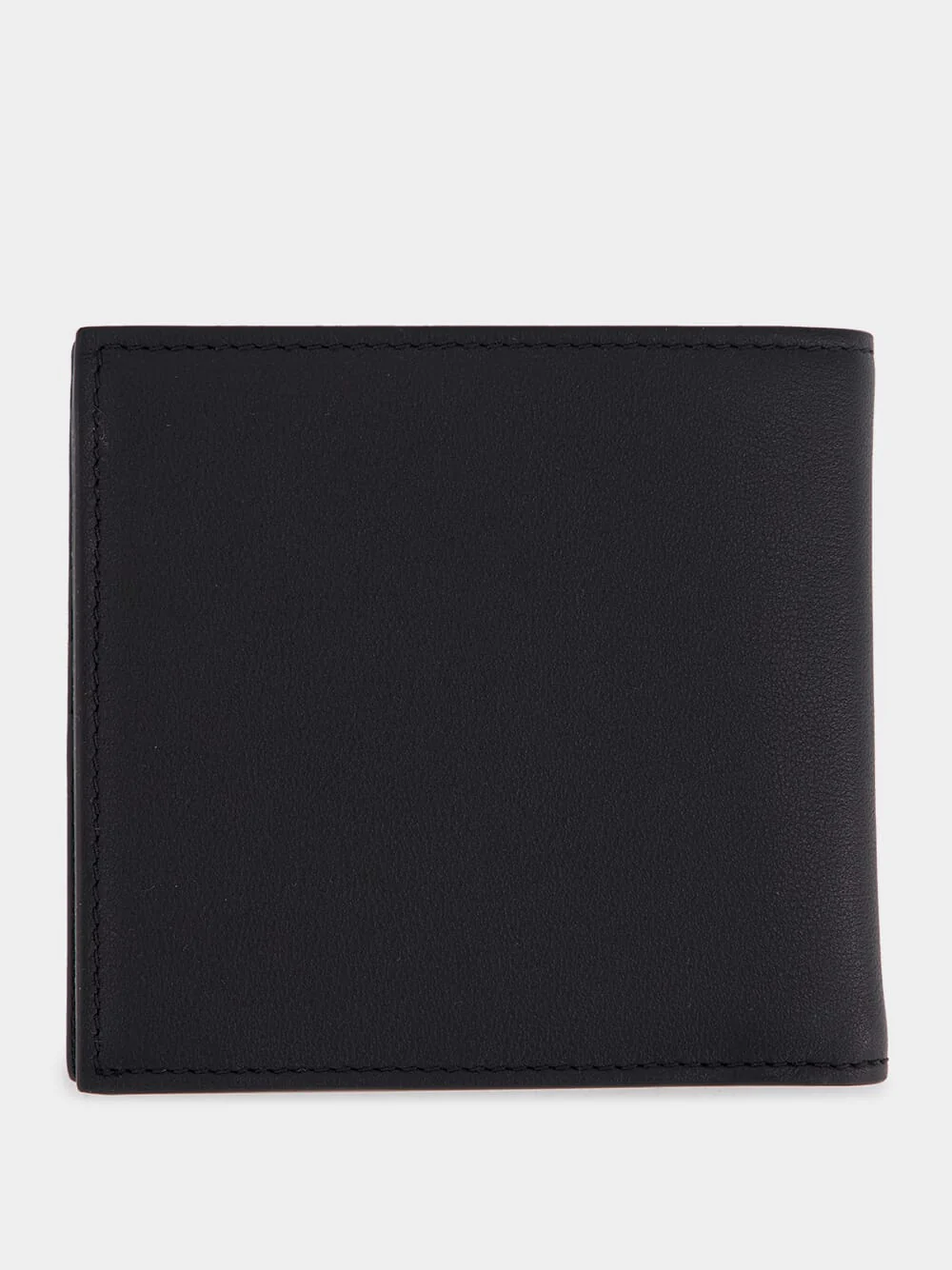 Black Mini Signature Billfold Wallet - Image 2