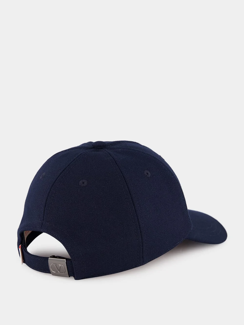 Navy VLogo Signature Cotton Baseball Cap - Image 2