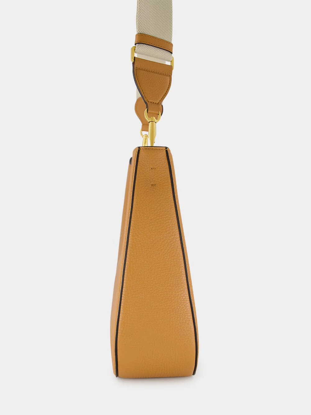 Almond Brown Hobo Shoulder Bag - Image 4