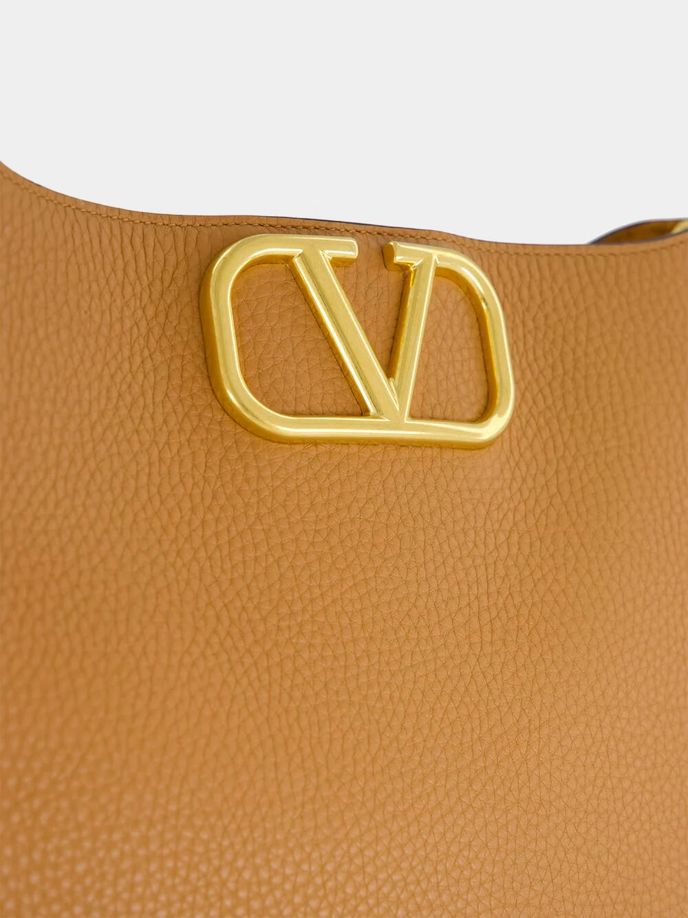 Almond Brown Hobo Shoulder Bag - Image 7