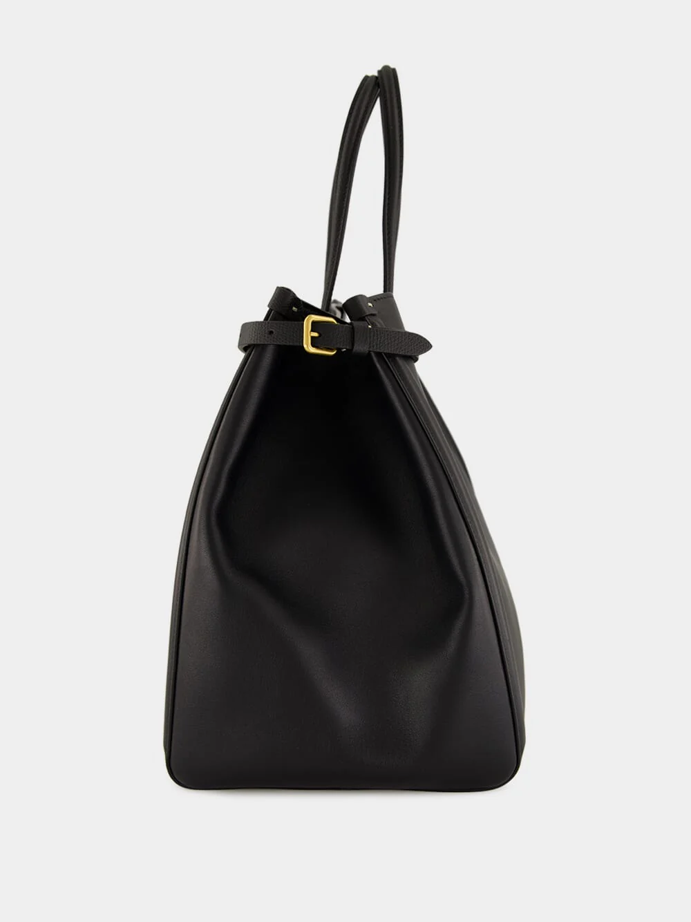 Antibes Medium Calfskin Shopping Bag in Black - Image 5