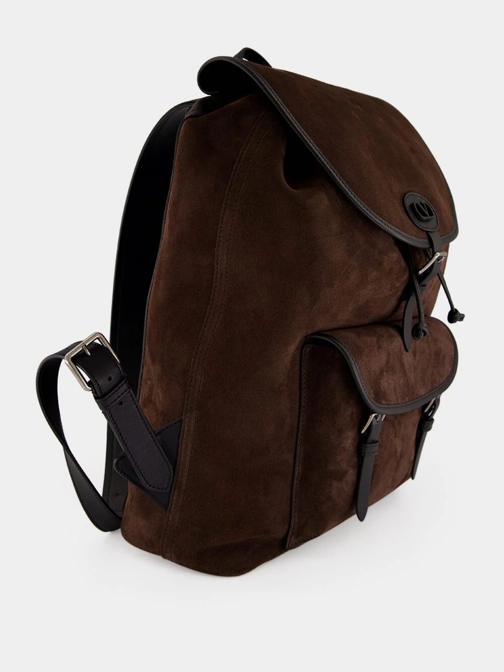 Brown Antibes Suede Backpack - Image 3