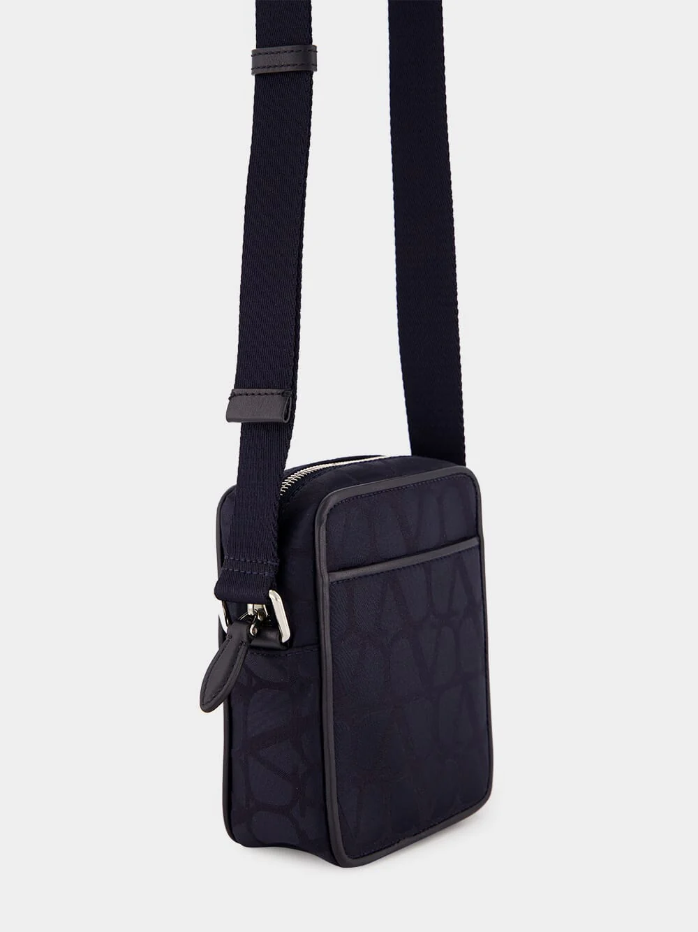 Blue Bag Crossbody Small Jacquard Iconographe - Image 3