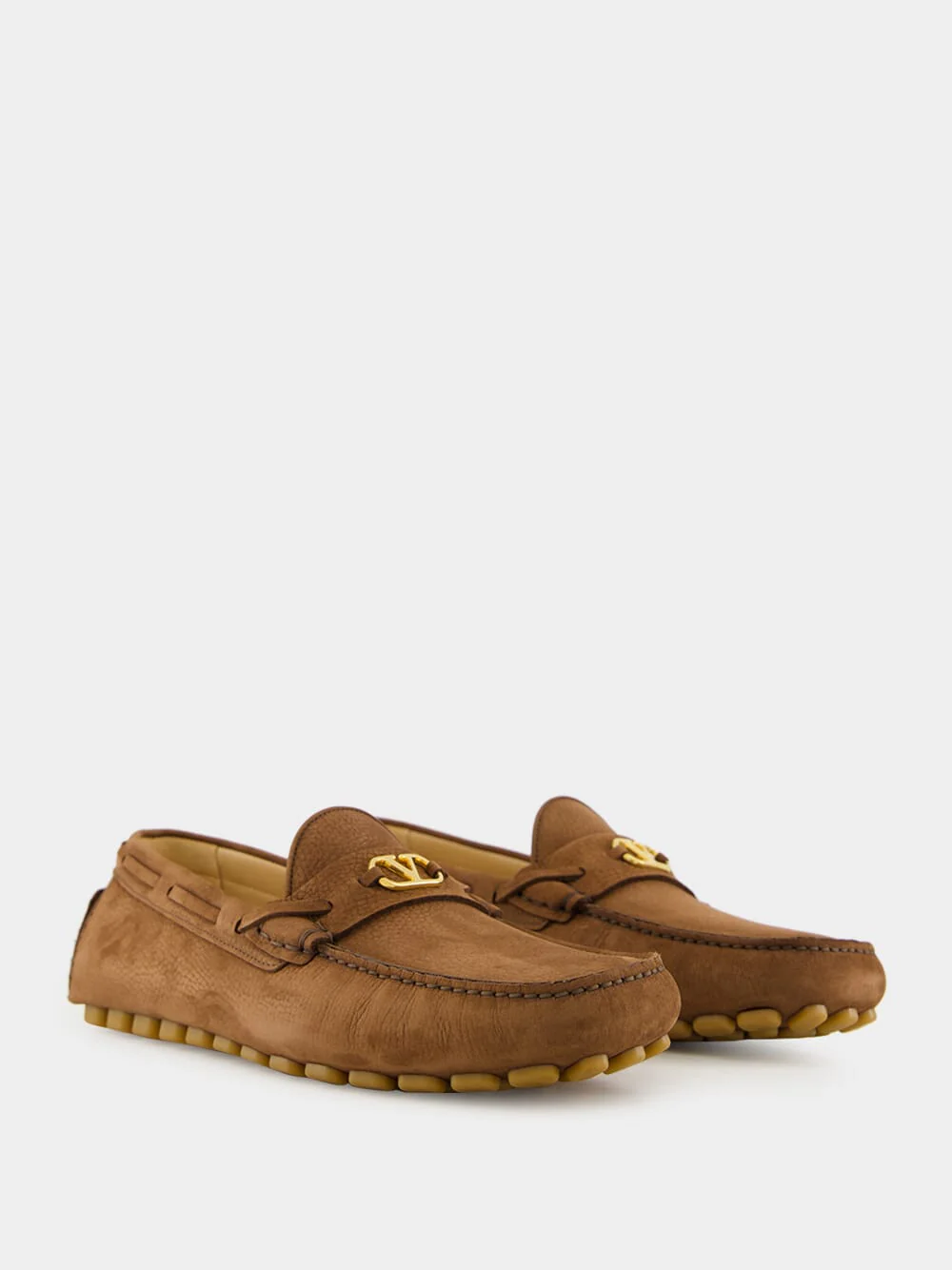 Bark Brown Driver Fastaway Loafers - Image 3