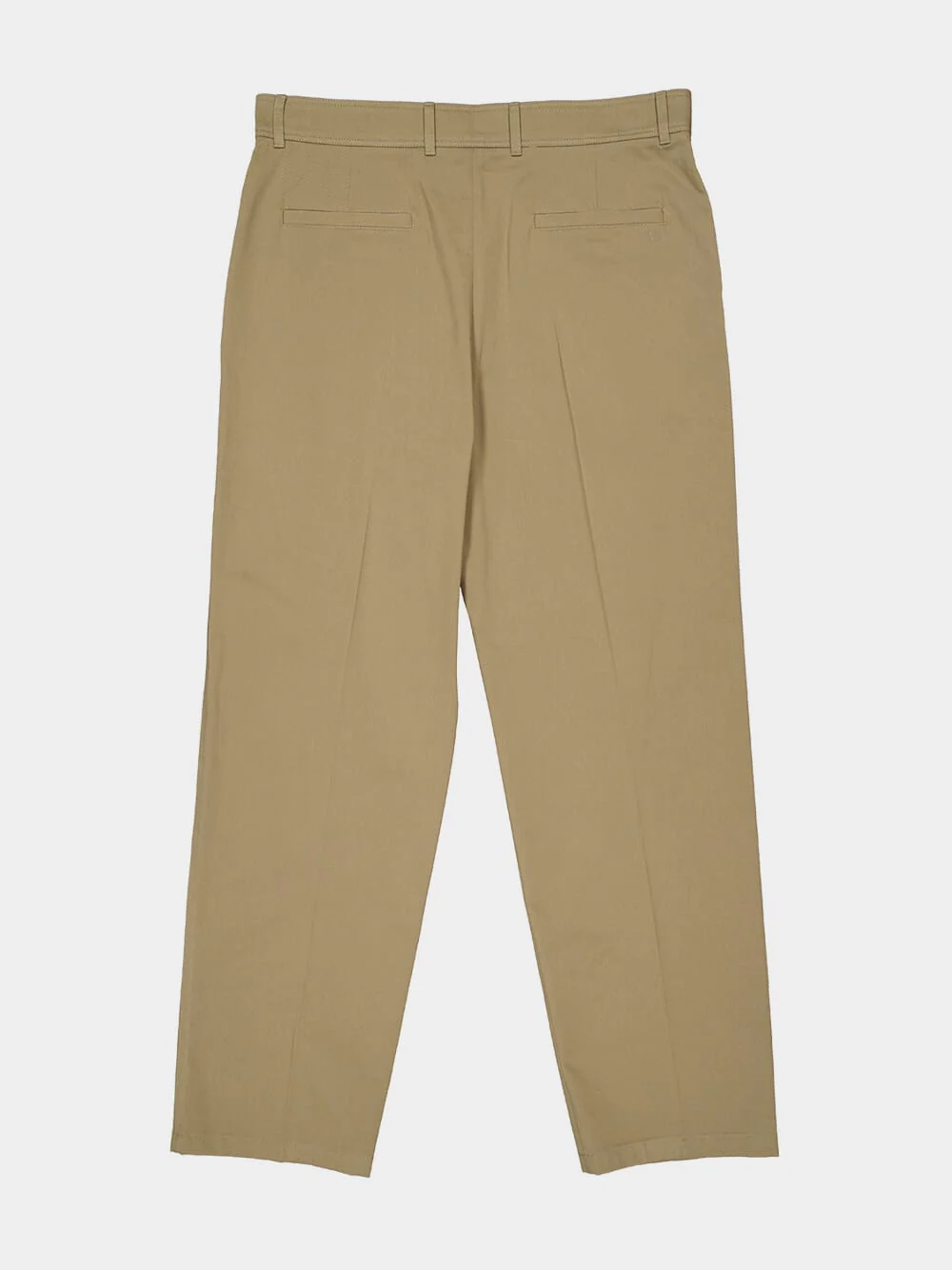 Beige Cotton Gabardine Chino Trousers - Image 6