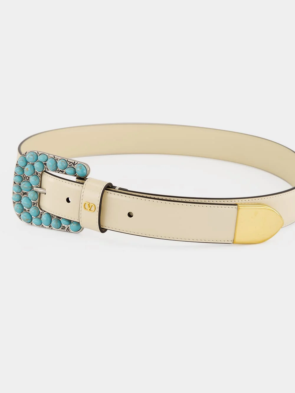Butter VLogo Signature Leather Belt - Image 4
