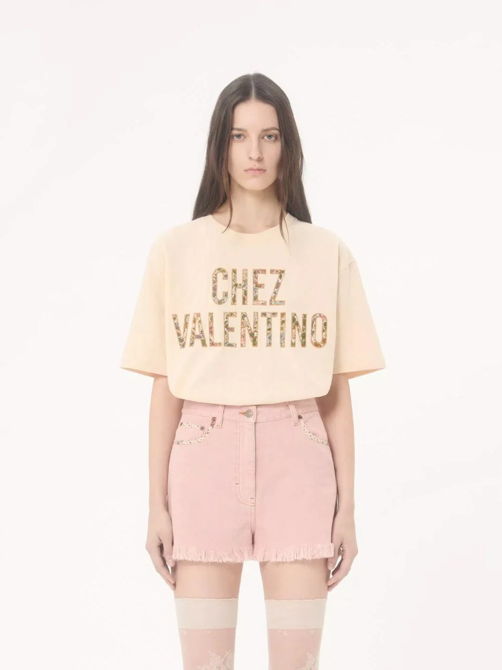 Birch Embroidered Cotton T-Shirt