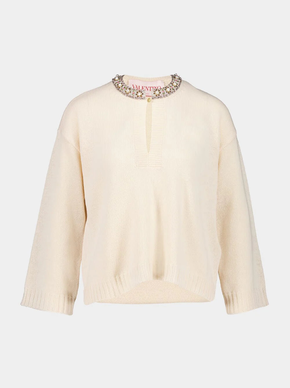 Birch Embroidered Wool Jumper - Image 2