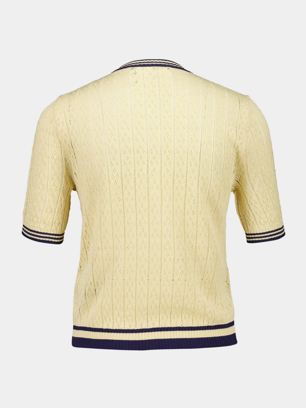 Birch & Provence Blue Knit Short-Sleeve Cardigan - Image 2